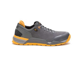 Caterpillar Skor Rea - Sprint Suede Alloy Toe Work Shoe Sneakers Herr Grå SKN-614839